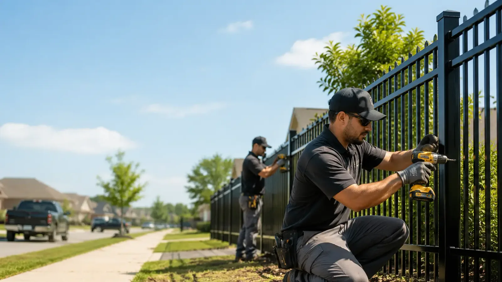 Metal Fence Installation in Hanna, IN